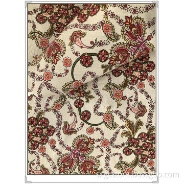 Bomull Spandex Print Tyg